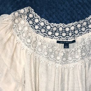 Zac & Rachel white top